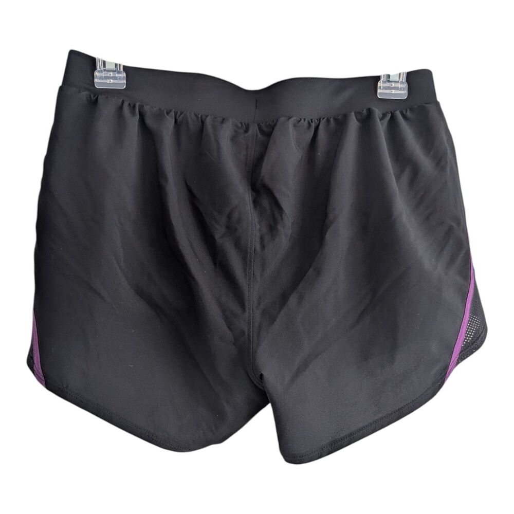 Under Armour Loose Fit Heatgear Running Shorts Black Womens Size Small Athletic - Picture 3 of 9